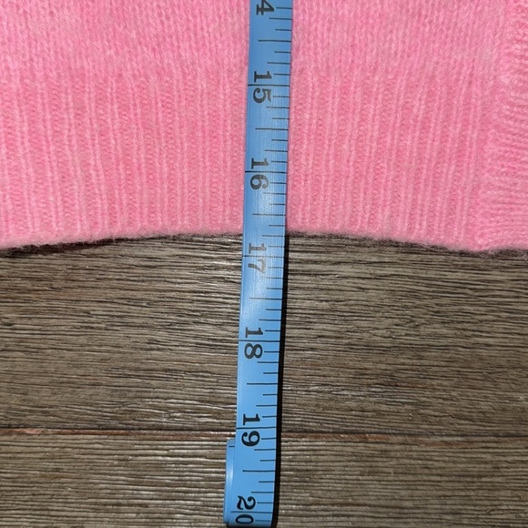 White + Warren Cashmere Featherweight Button Cardigan Pink - Picture 9 of 10